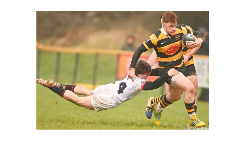 Conor Hayes playing rugby 