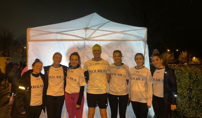 Holmes team at Run in the Dark, Limerick 