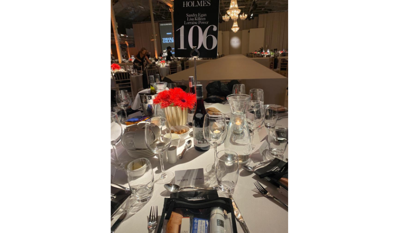 Holmes table at The Gloss Gala Event 2022