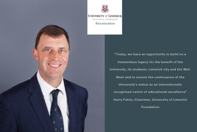 UNIVERSITY OF LIMERICK FOUNDATION ELECTS NEW CHAIRMAN HARRY FEHILY