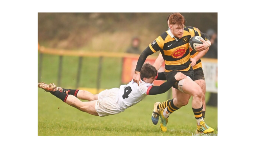 Conor Hayes playing rugby 
