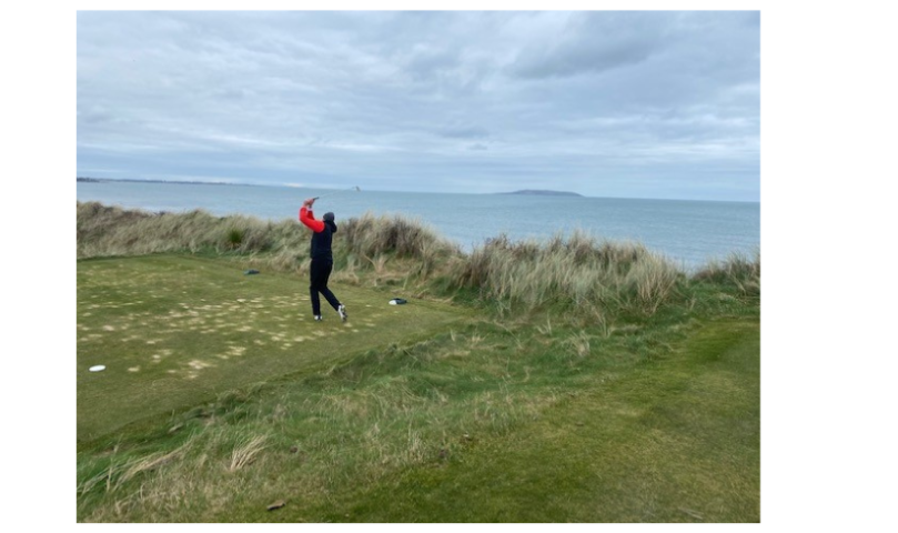 Harry Fehily playing golf 