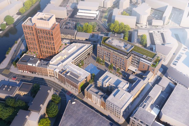 New Aerial CGI image of One Opera Square 