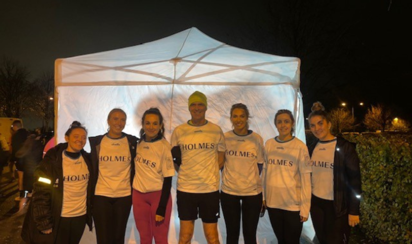 Holmes team at Run in the Dark, Limerick 