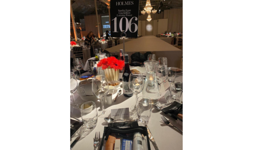 Holmes table at The Gloss Gala Event 2022