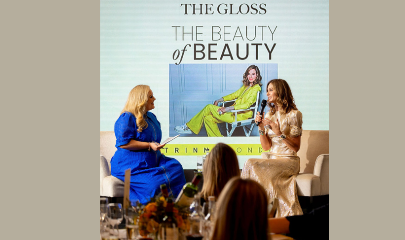 Master of Ceremonies Zara King introducing Trinny Woodall