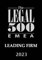 Legal 500 EMEA 2023 Leading Law Firm 